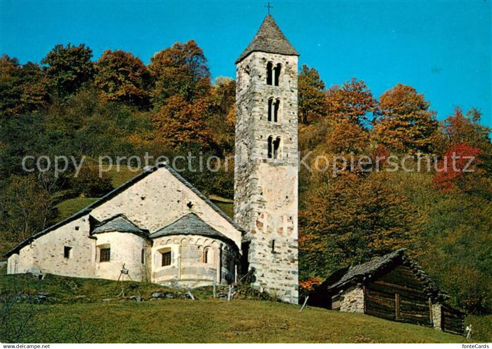 13184192 Acquarossa Chiesa San Carlo di Negrentino Valle Blenio