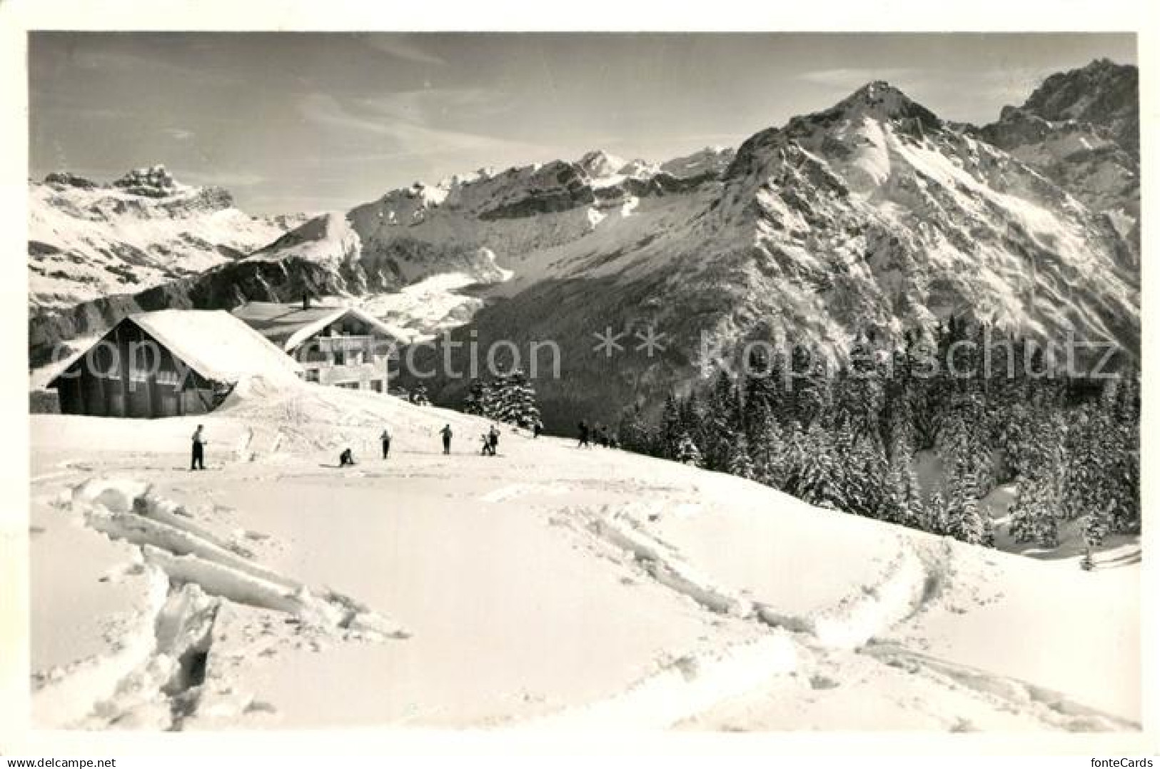 13191348 Brusti Attinghausen Gasthaus Seilbahnstation Winter