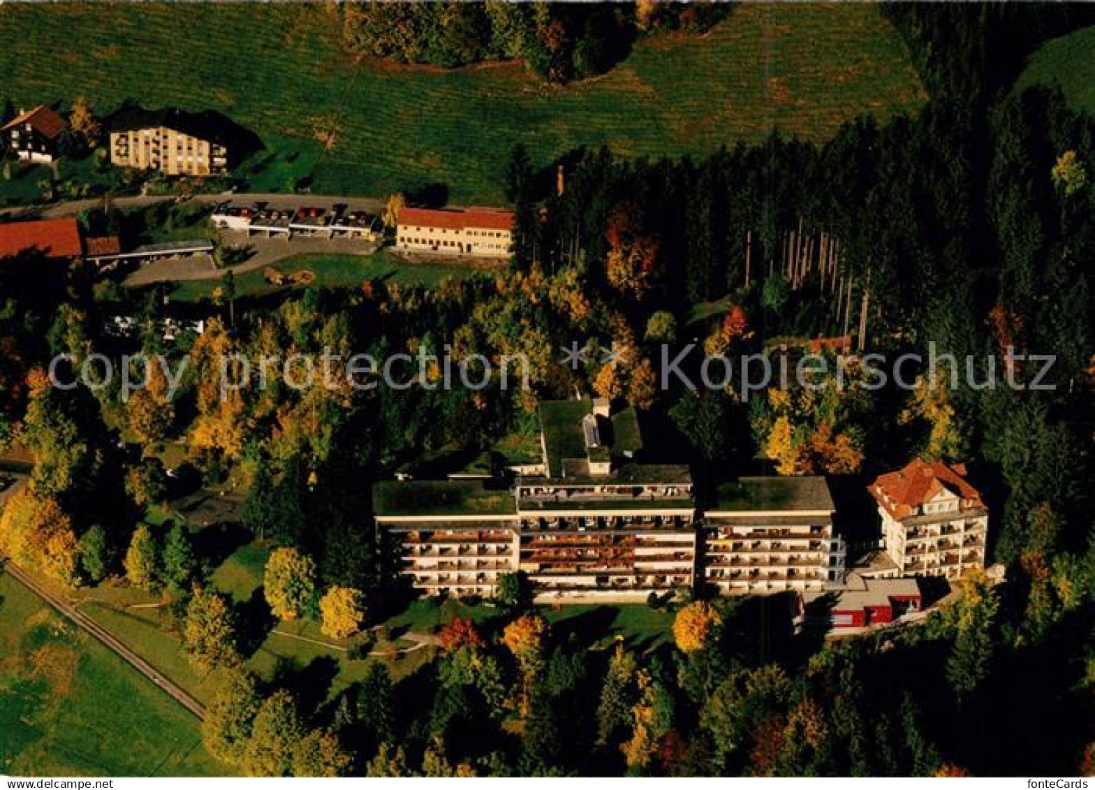 13215553 Wald ZH Fliegeraufnahme Zuercher Hoehenklinik Wald Wald ZH