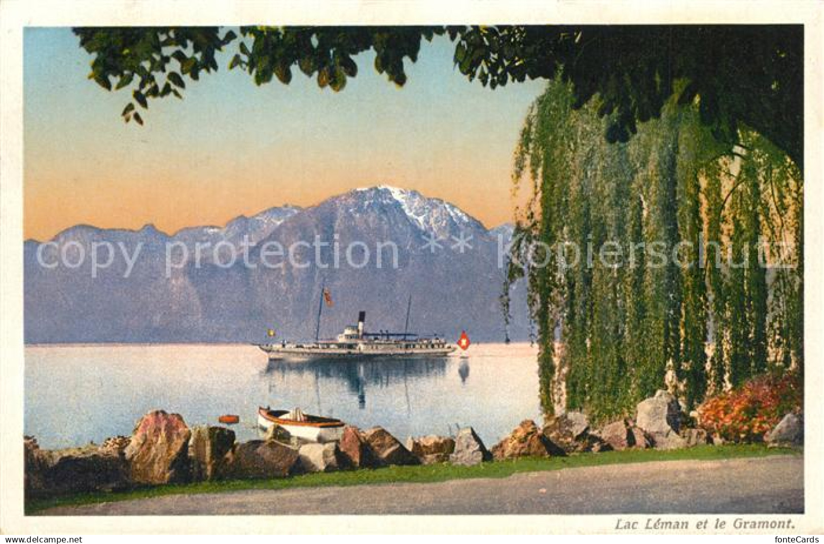 13298436 Lac Leman Genfersee et le Gramont Lac Leman Genfersee