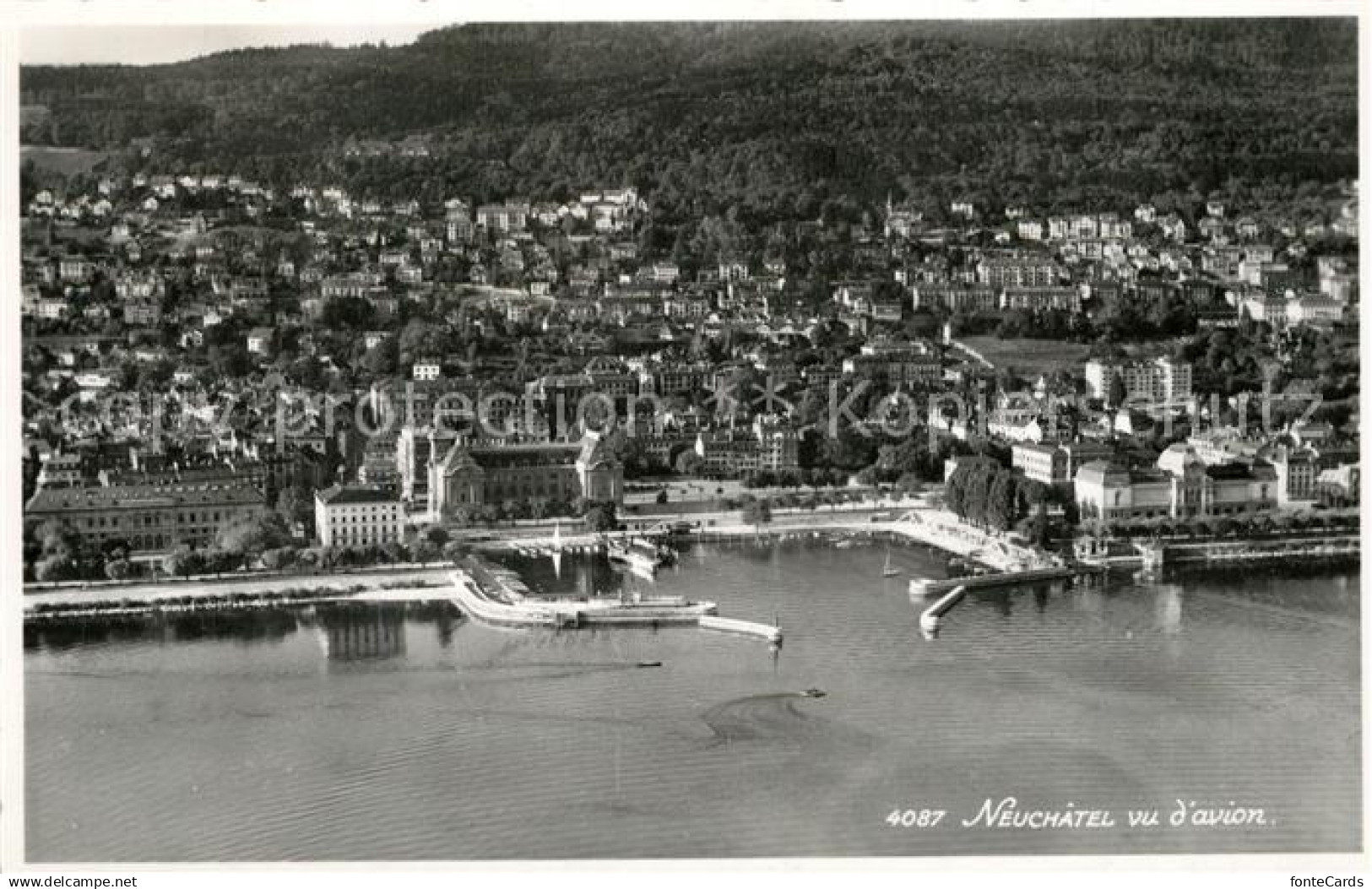 13308628 Neuchatel NE Fliegeraufnahme Neuchatel NE