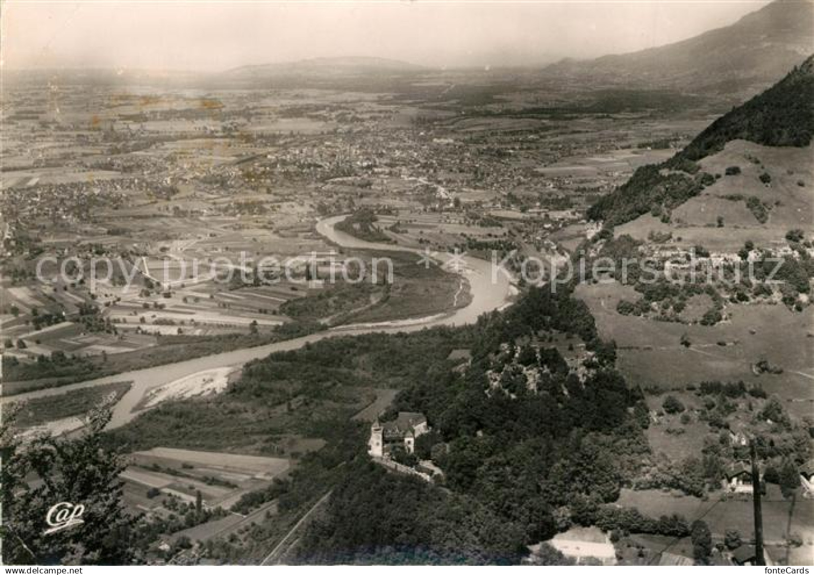 13335921 Annemasse Geneve Panorama Chateau de Monnetier Le Saleve Savoyer Voralp