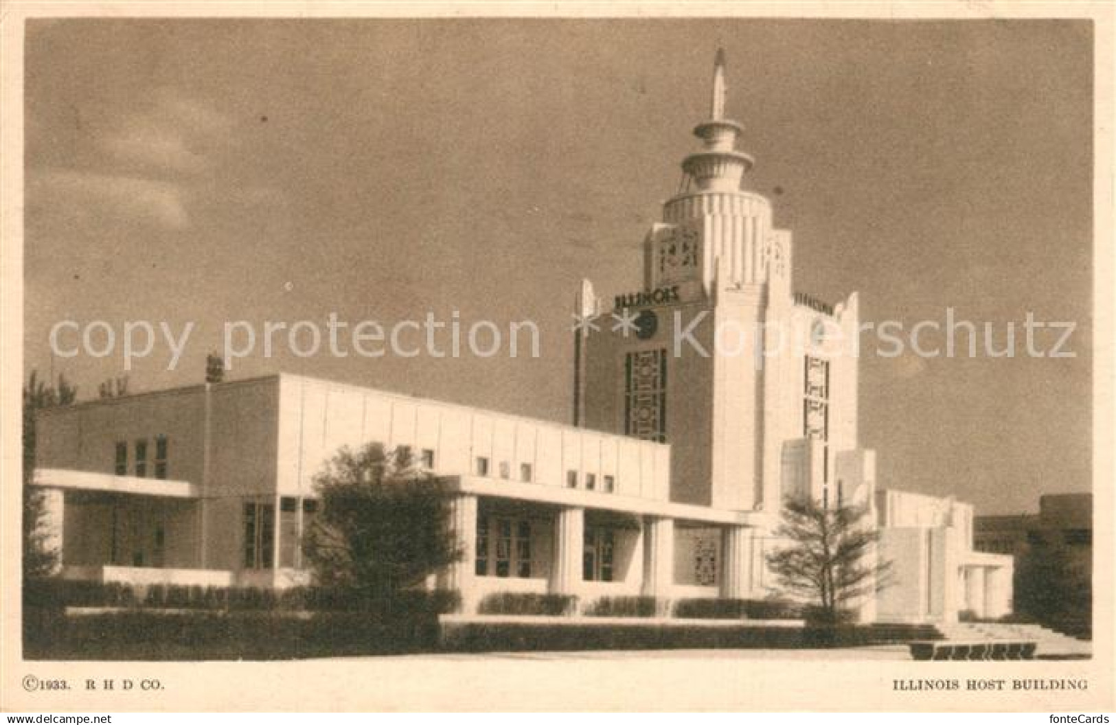 13568354 Expositions Worlds Fair Chicago 1933 Illnois Host Building