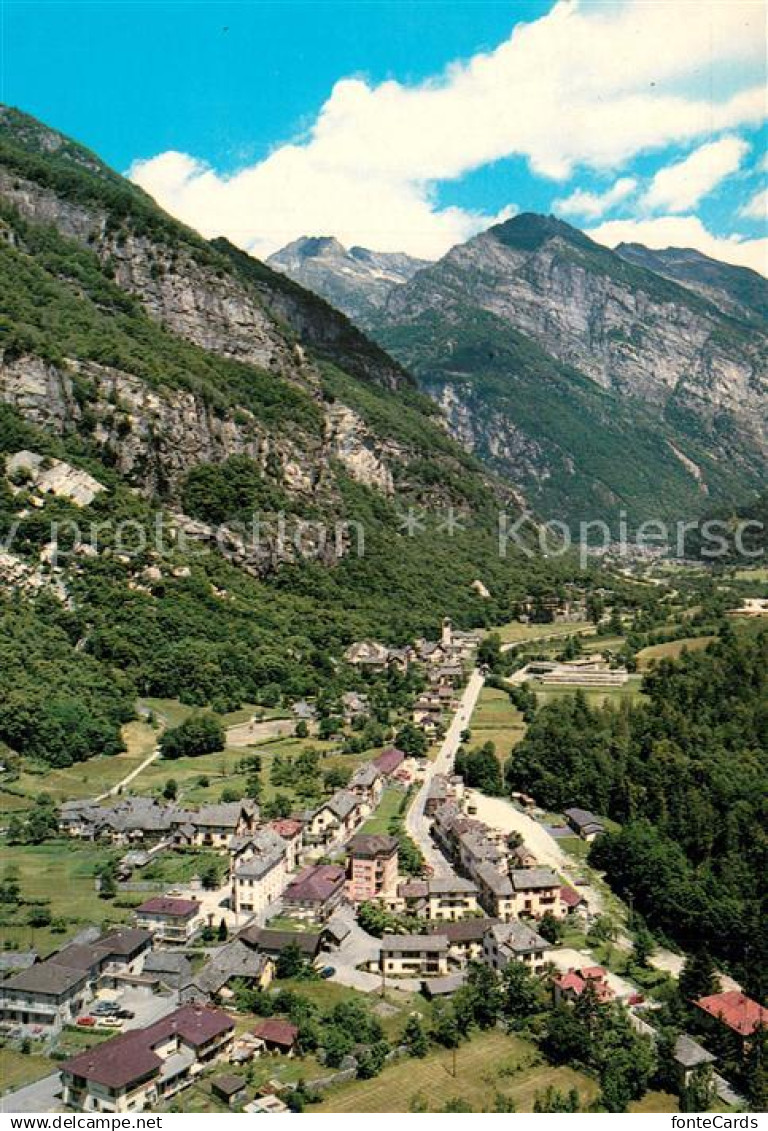 13599739 Cevio Panorama Valle Maggia Fliegeraufnahme Cevio