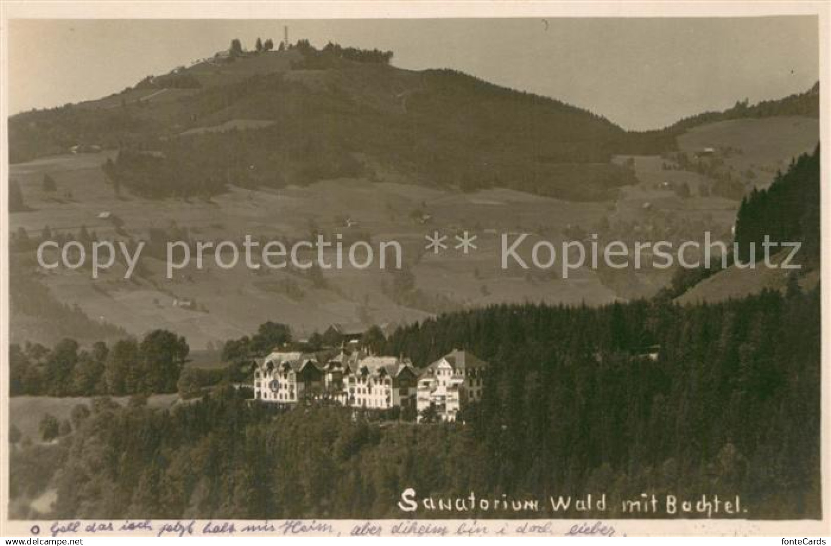 13710816 Wald ZH Sanatorium Wald mit Bachtel Wald ZH