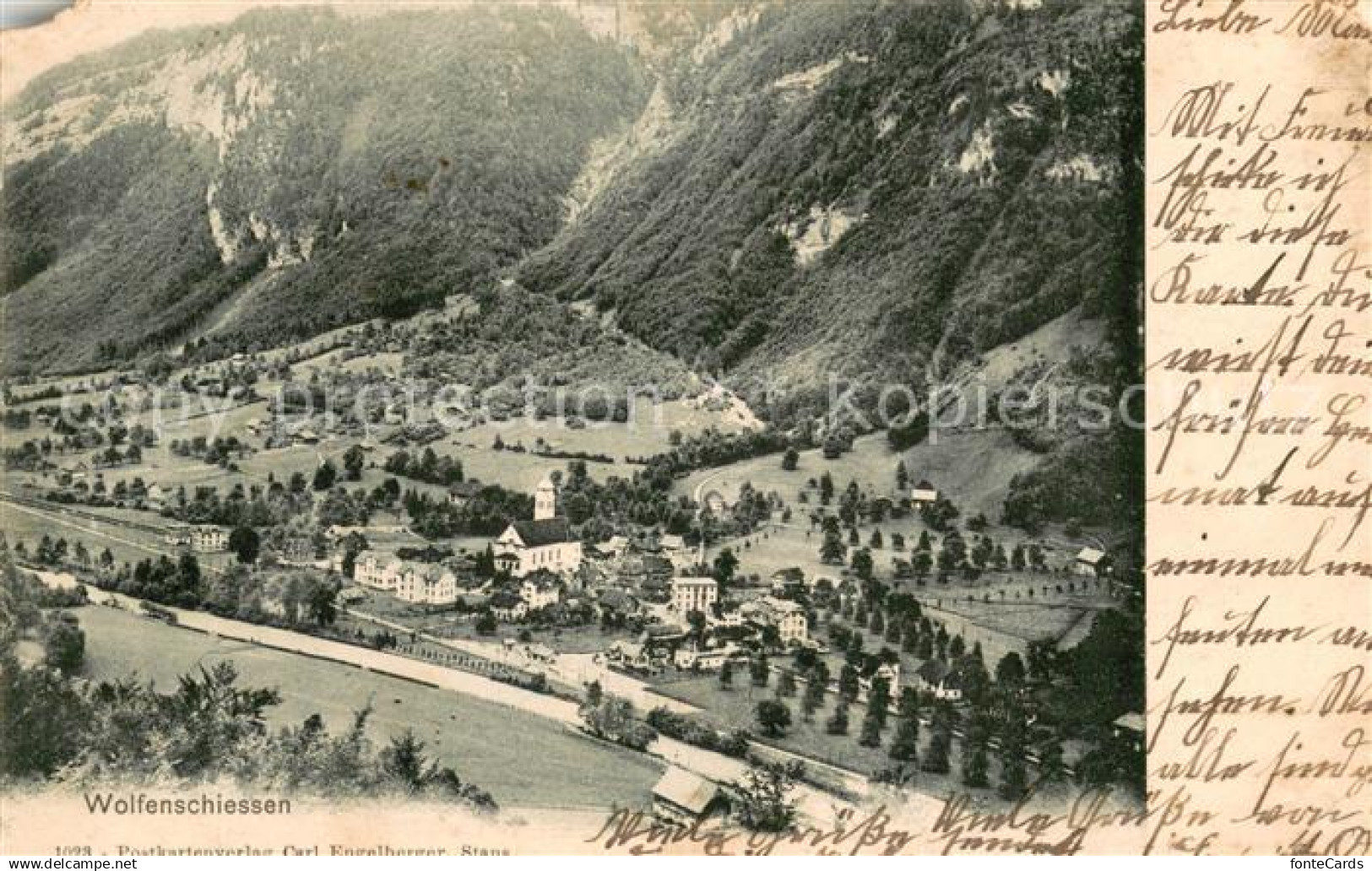 13728586 Wolfenschiessen Panorama Wolfenschiessen