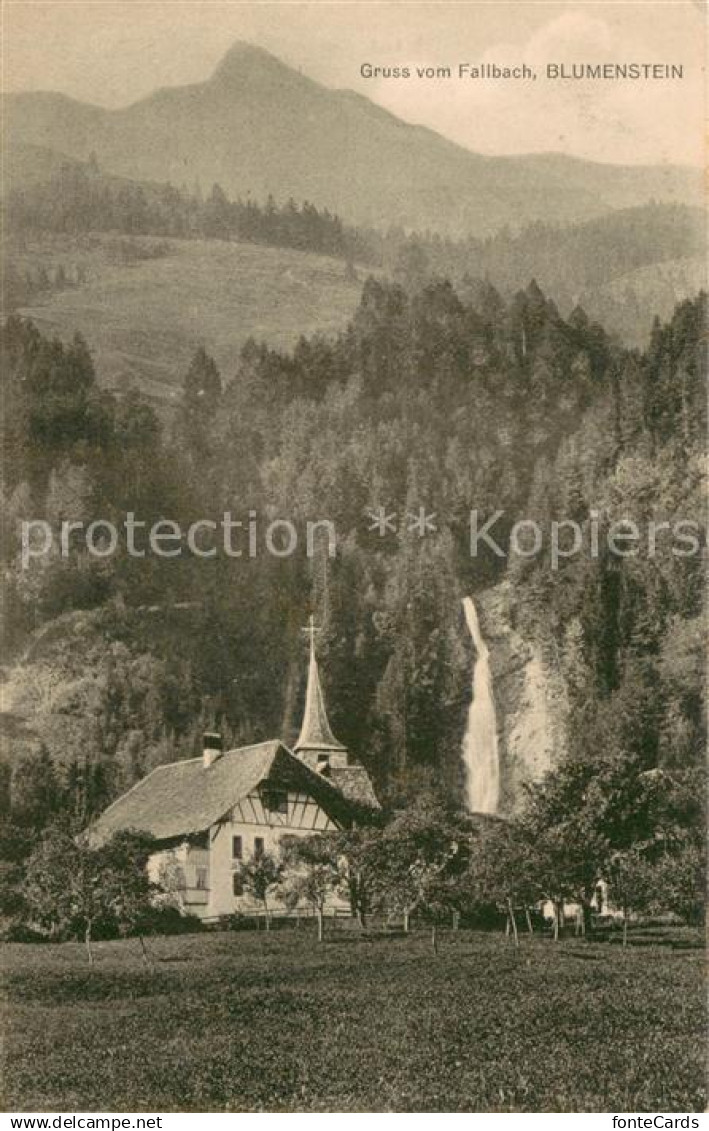 13728617 Blumenstein BE Blick vom Fallbach Kapelle