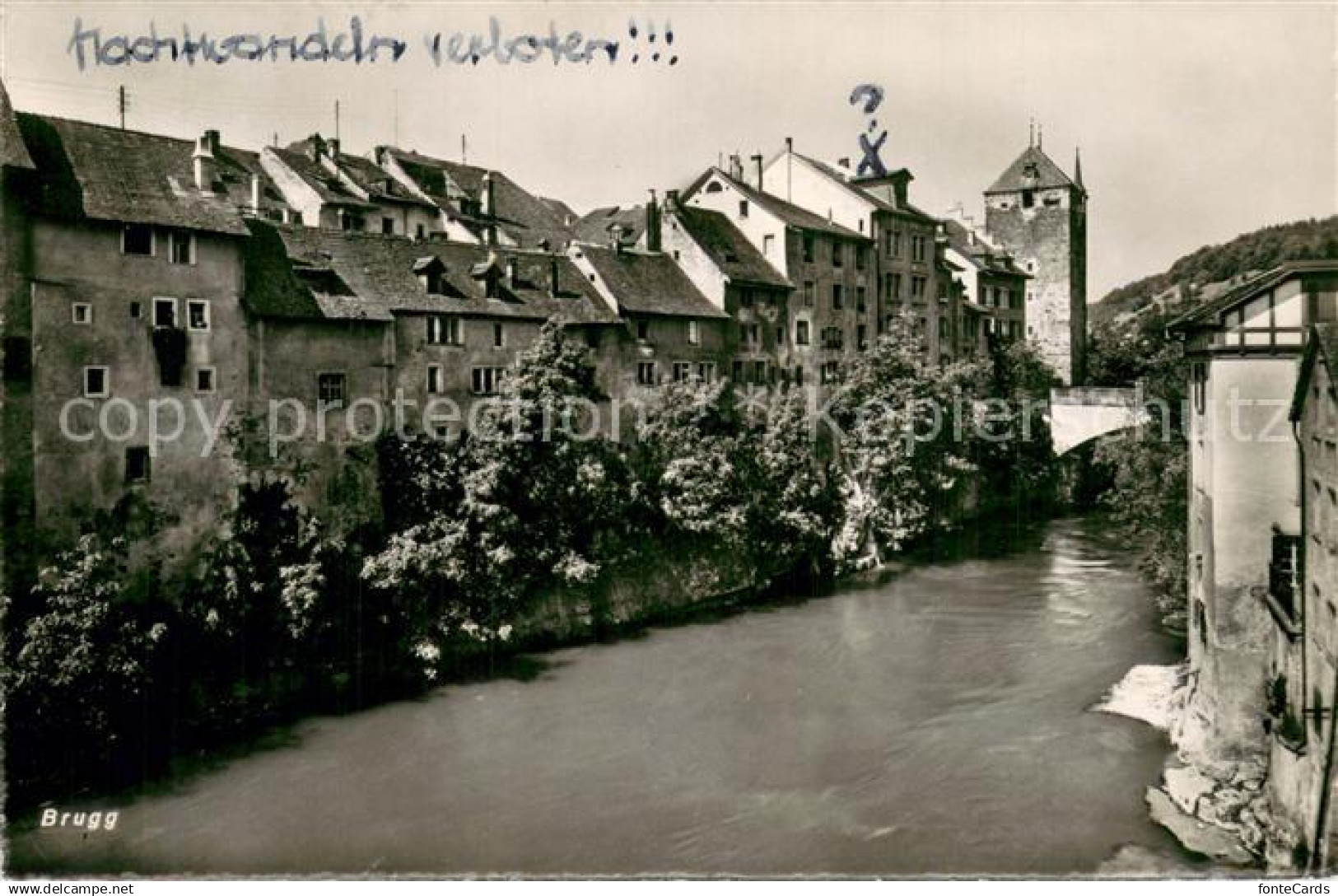 13733790 Brugg AG Teilansicht m. Fluss Brugg AG