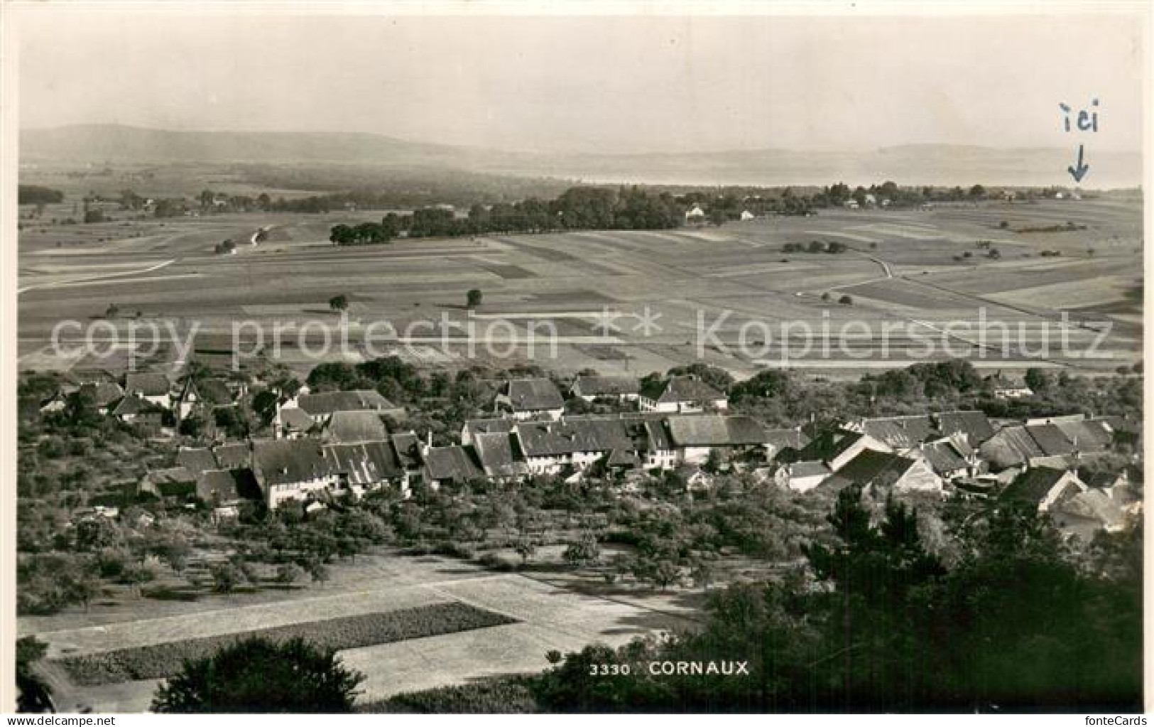 13736557 Cornaux Vue panoramique