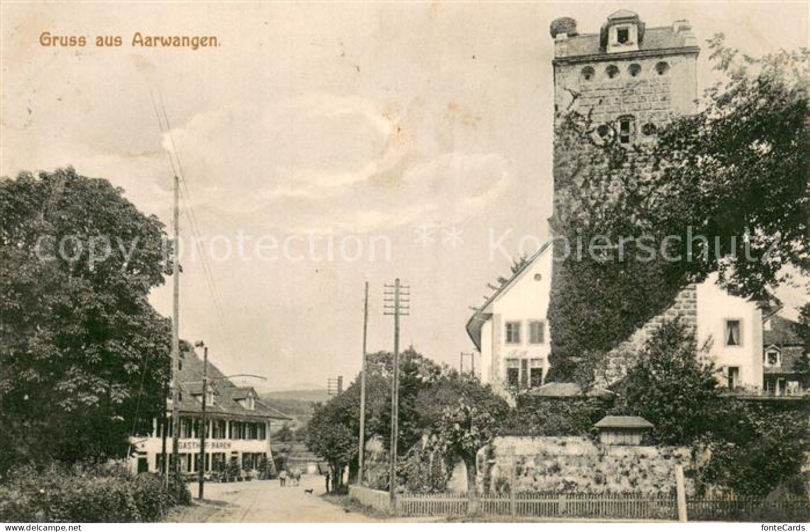 13736563 Aarwangen Ortspartie mit Turm Aarwangen