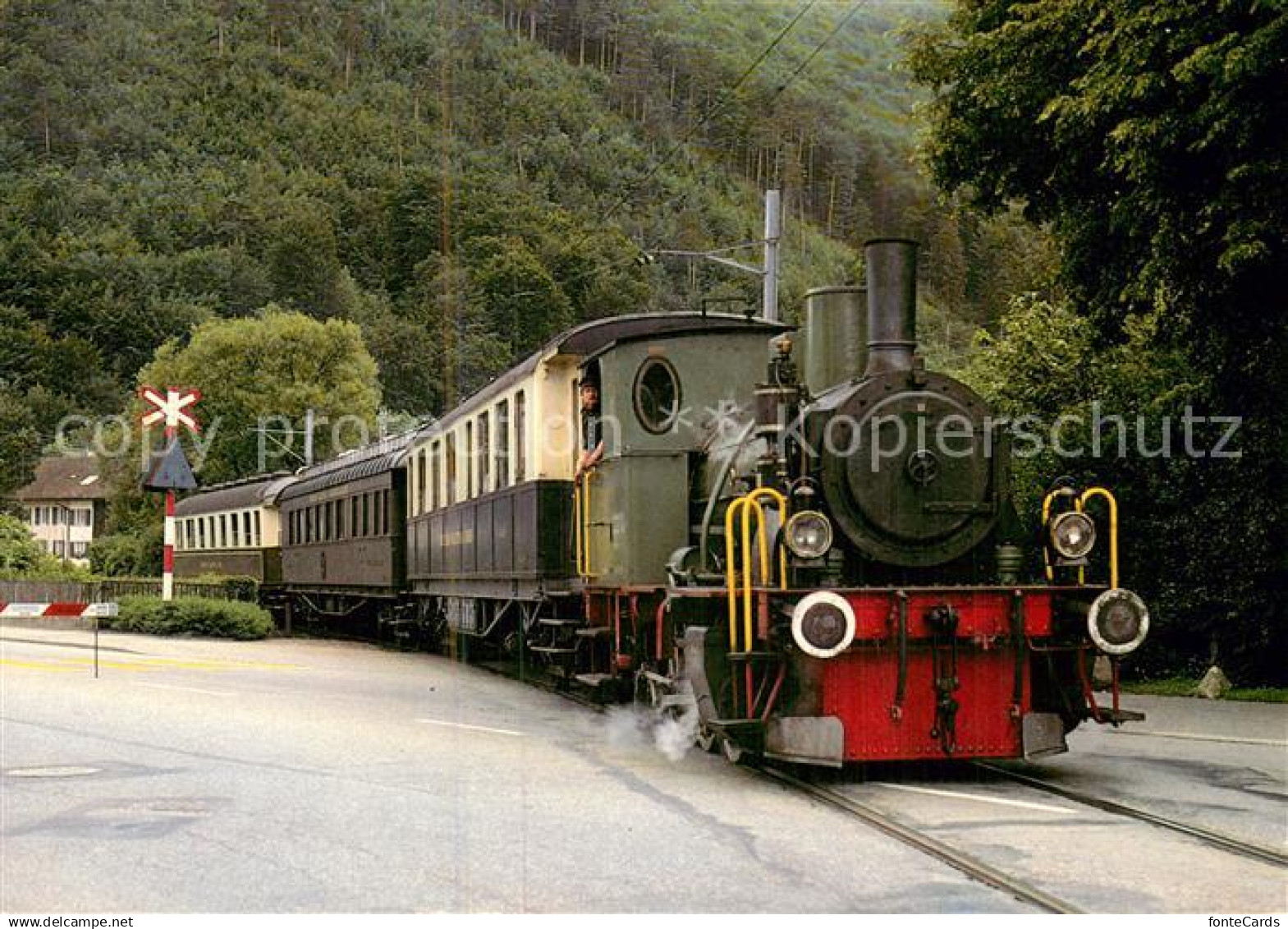 13757675 Balsthal SO Oensingen Balsthal Bahn Dampfzug Chluser Schnaegg mit Dampf