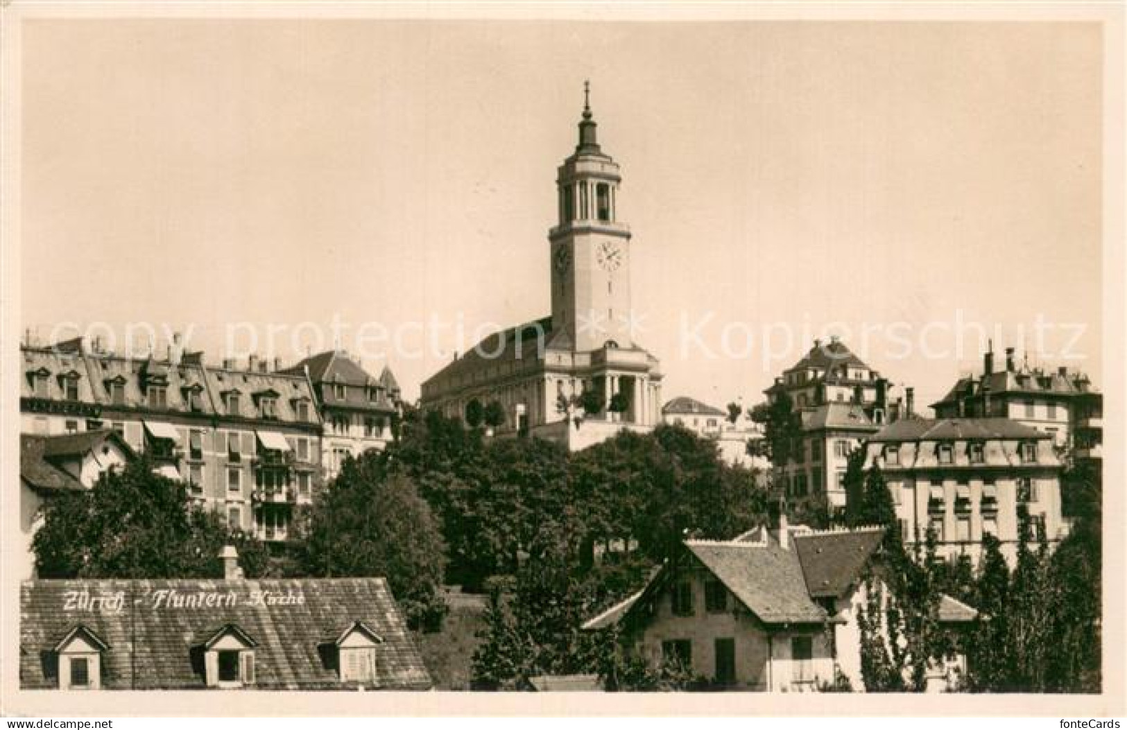 13781808 Zuerich ZH Fluntern Kirche