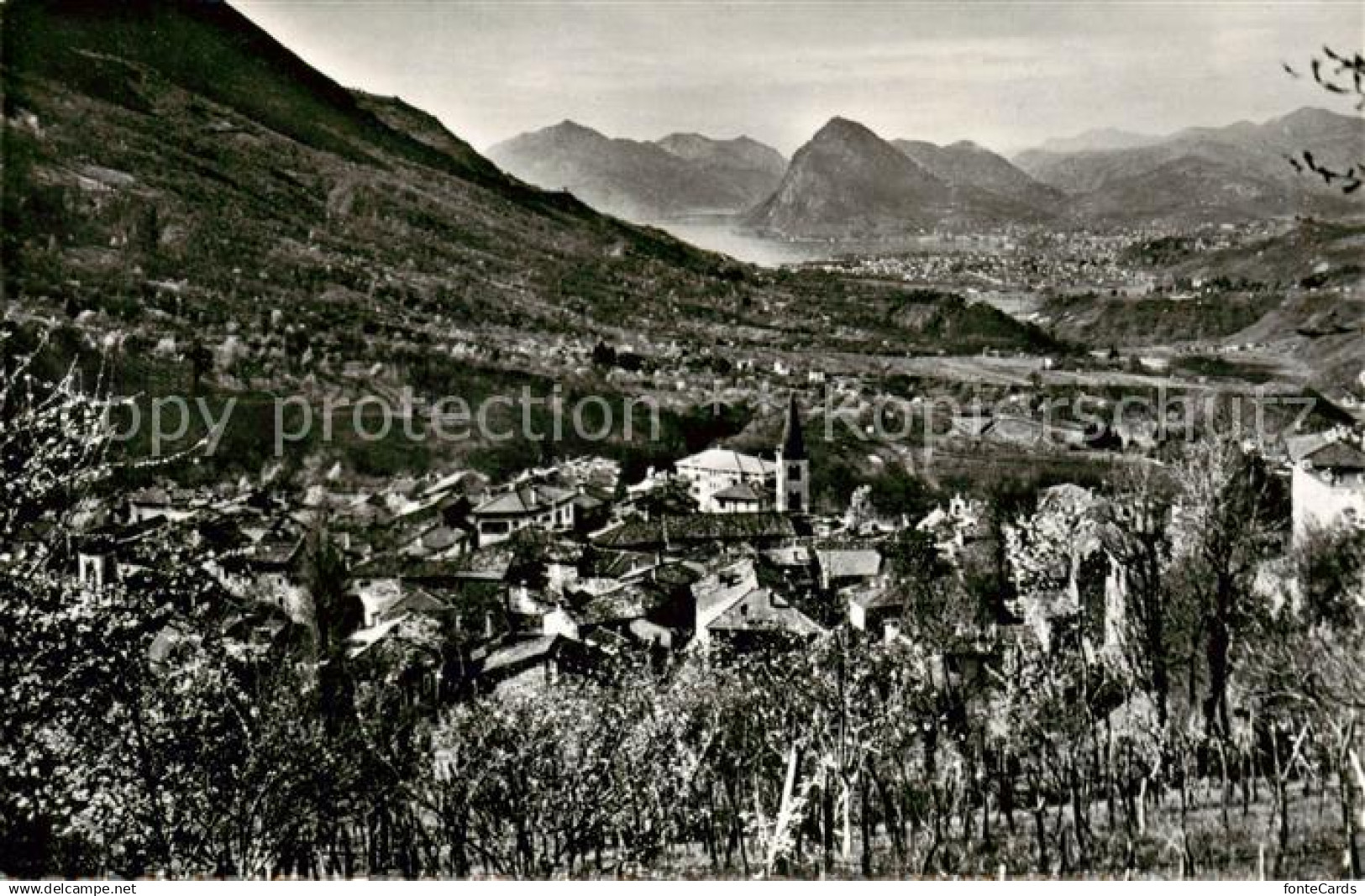 13794992 Lugano Lago di Lugano TI Blick nach Lugano