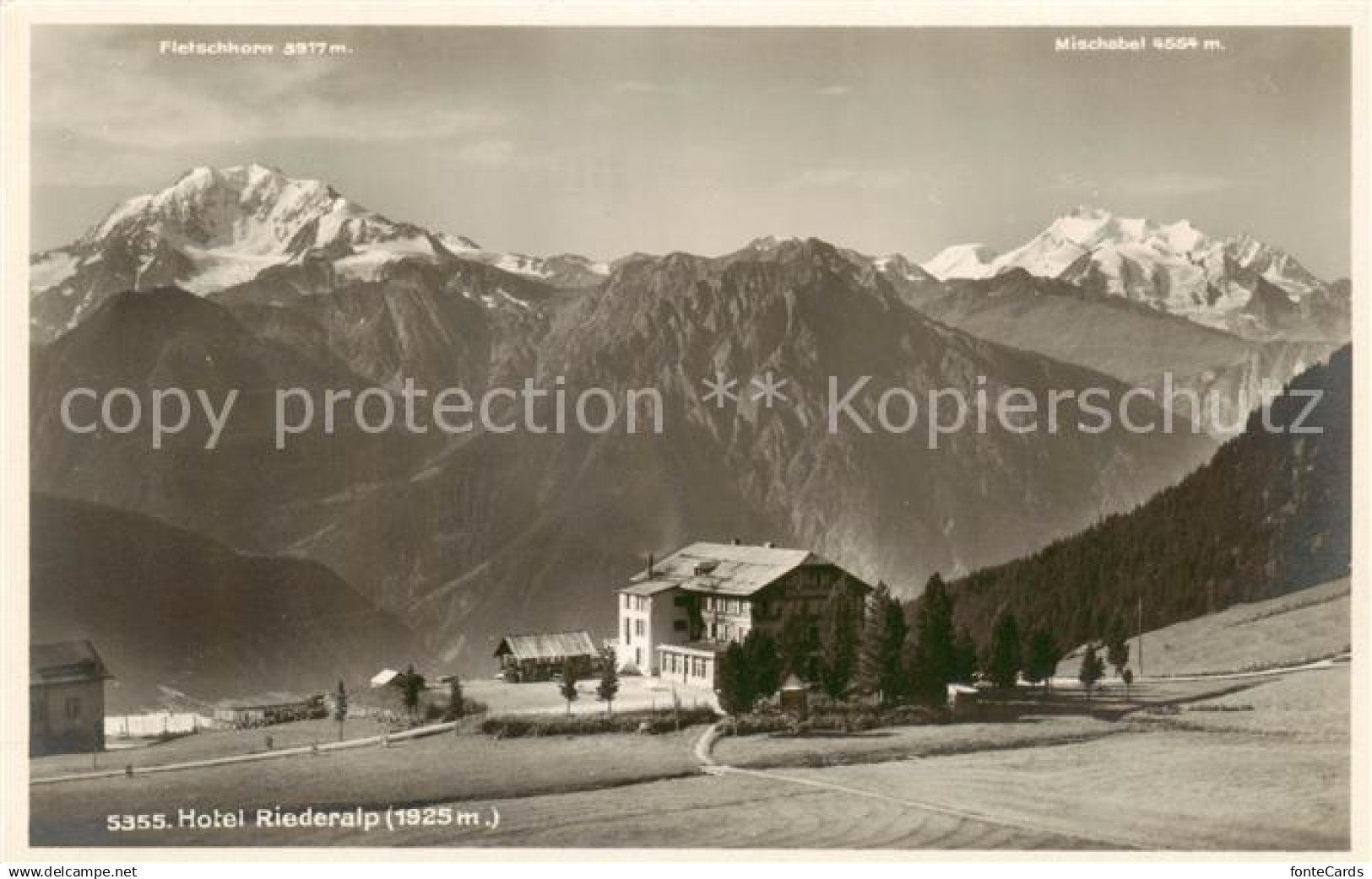 13826991 Riederalp VS Hotel Riederalp Fletschhorn Mischabel