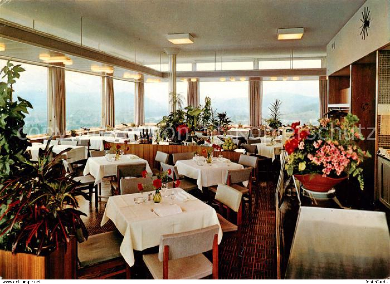 13856607 Bad Zurzach Turm Restaurant der Thermalquelle AG Gastraum Bad Zurzach