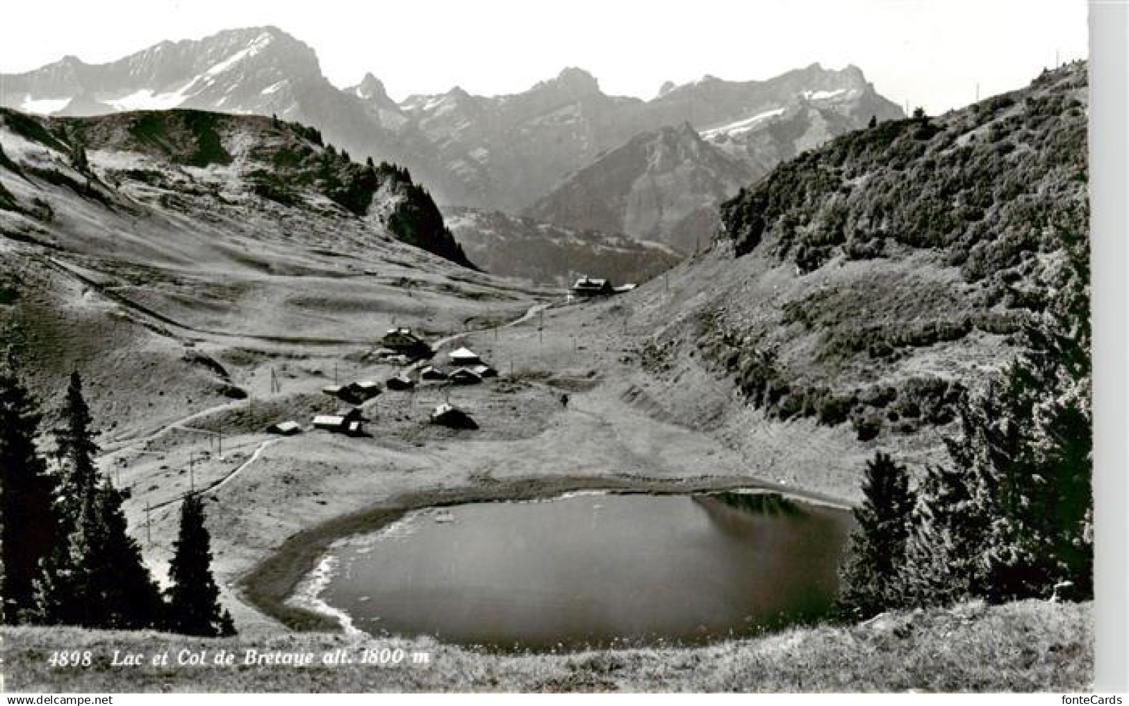 13918948 Col de Bretaye 1800m VD Panorama et Lac de Bretaye