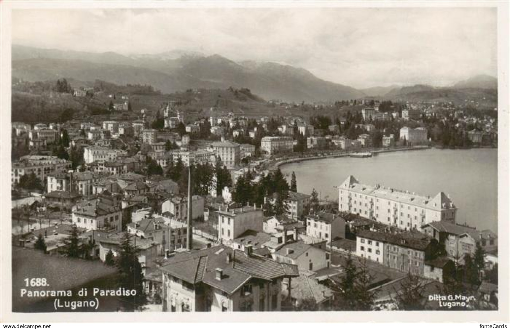 13921762 Paradiso Lago di Lugano TI Panorama di Paradiso