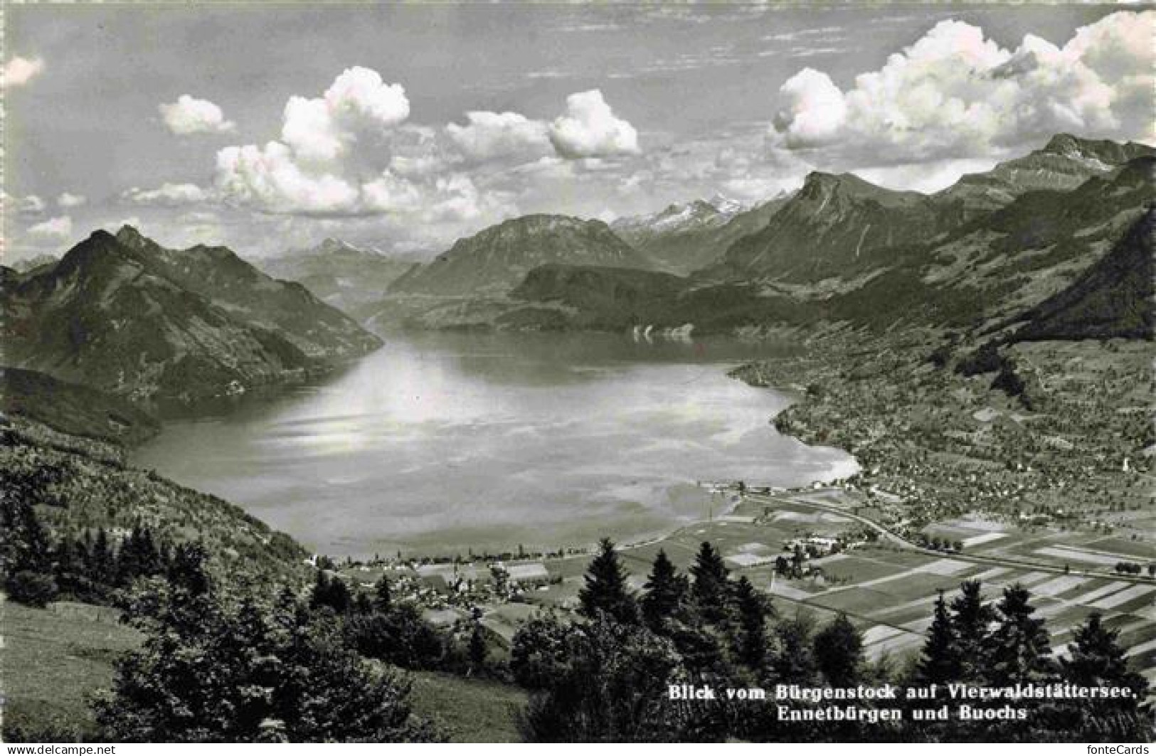 13964748 Buergenstock_Vierwaldstaettersee_NW mit Blick auf Ennetbuergen und Buoc