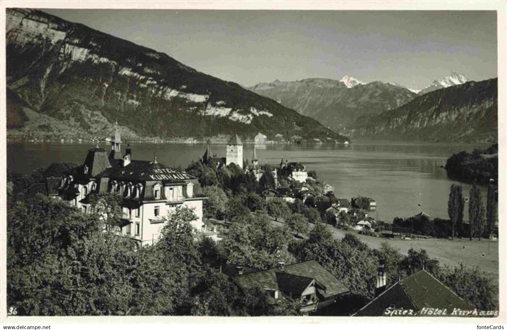 13969629 SPIEZ Thunersee BE Hôtel Kurhaus Thunersee Alpen