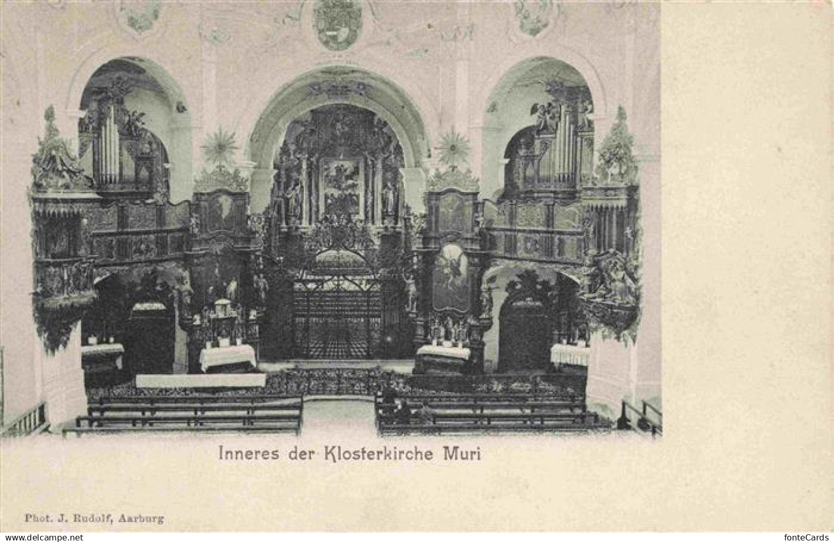 13985255 Muri  BE Inneres der Klosterkirche Muri