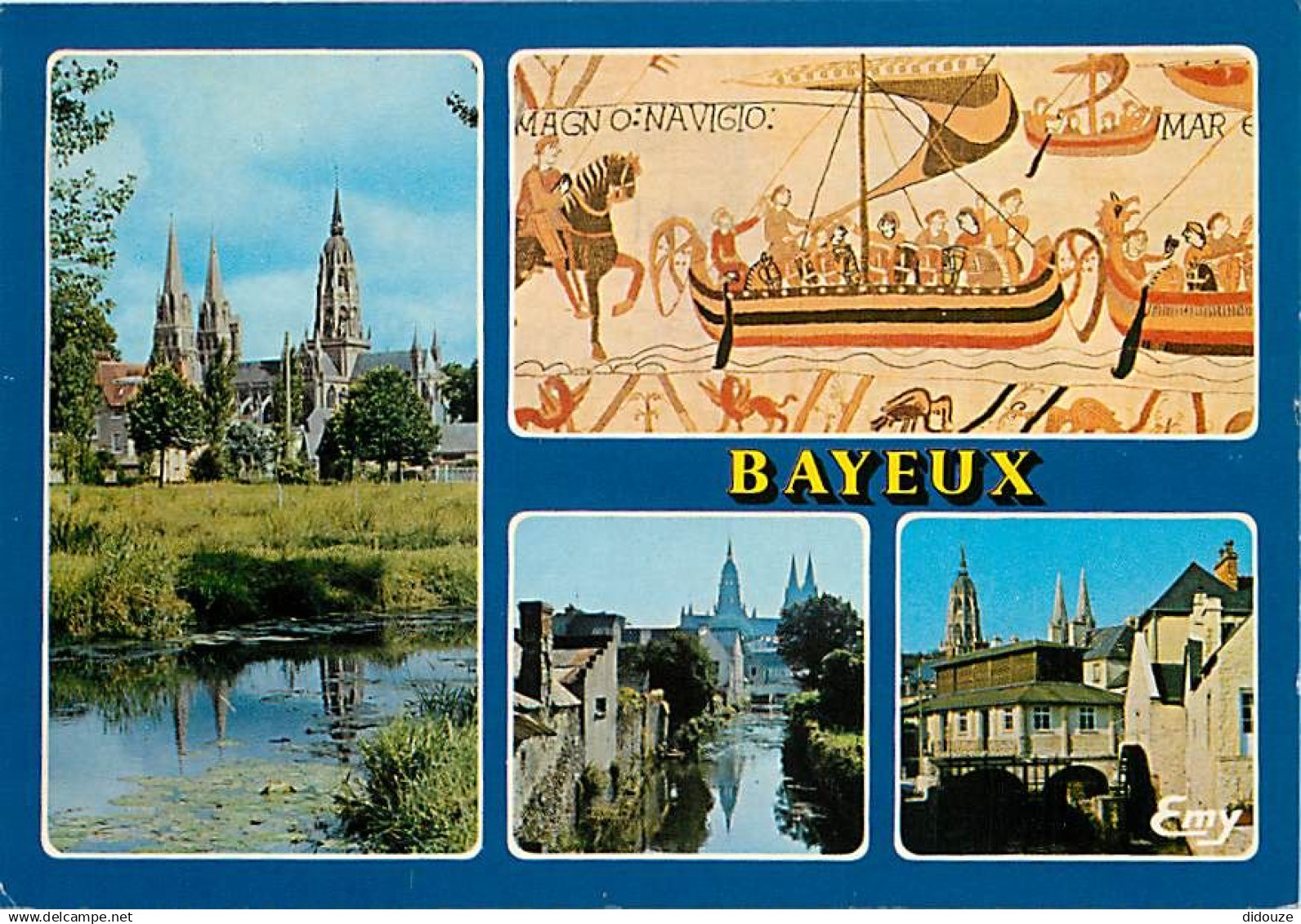 14 - Bayeux - Multivues - Flamme Postale de Bayeux - CPM - Voir Scans Recto-Verso