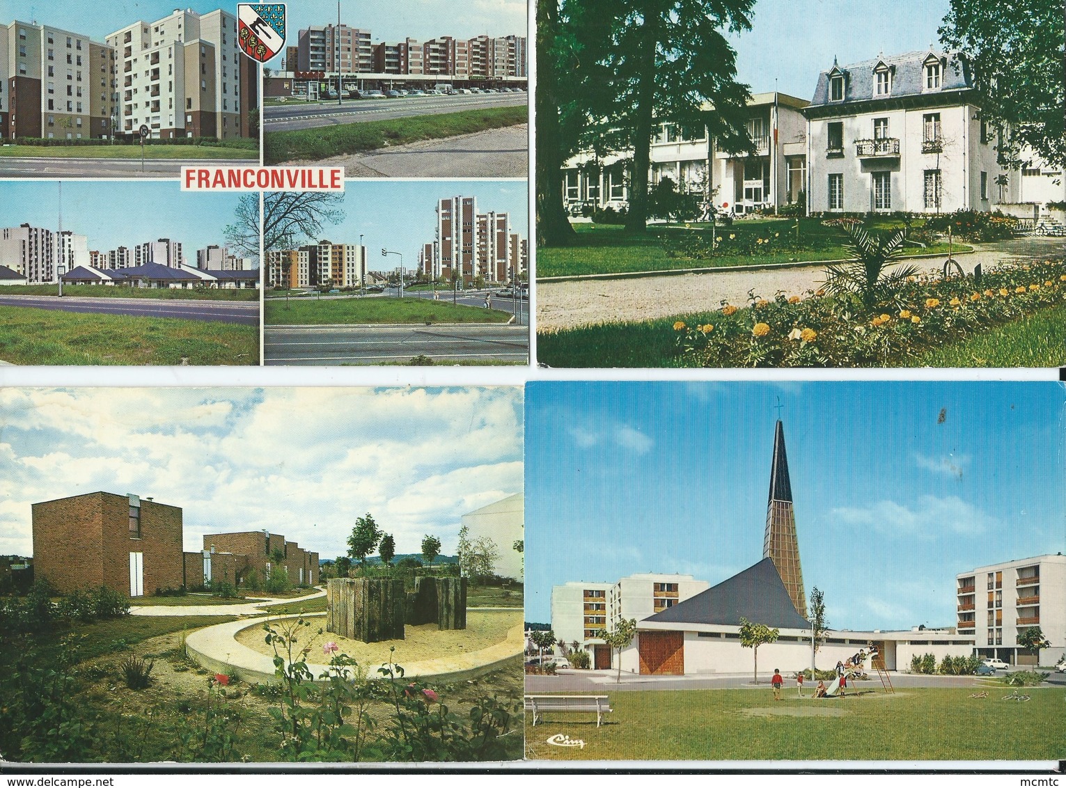 14 cartes Modernes   -  Franconville