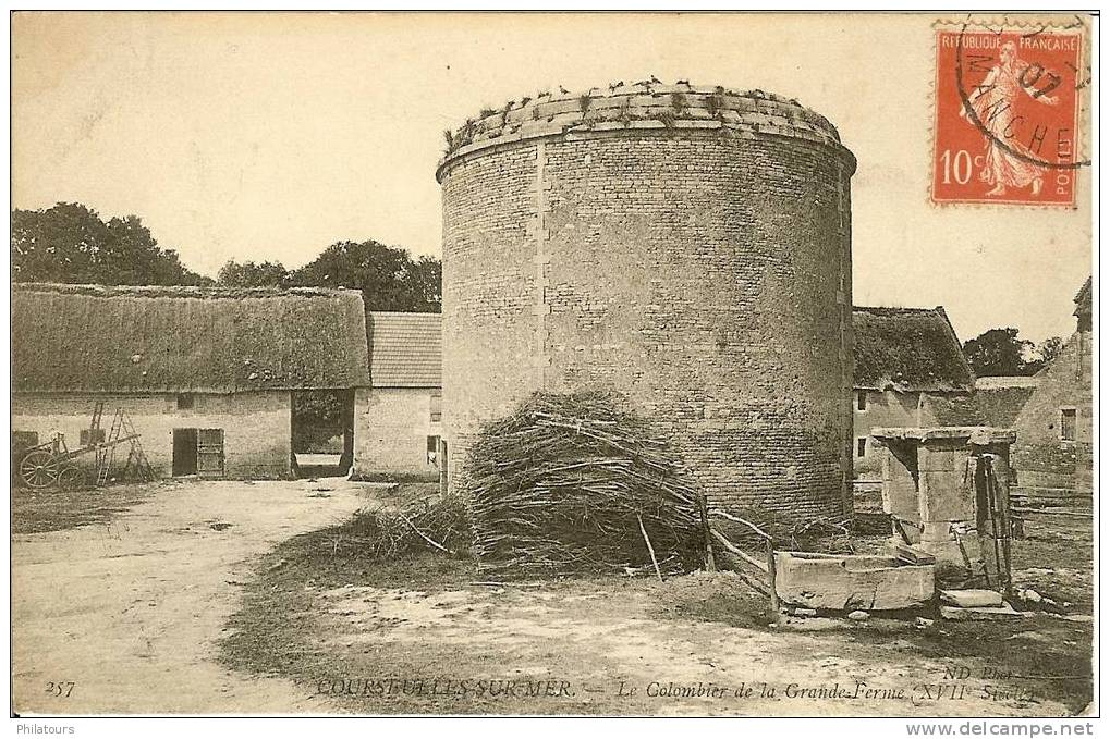 14 - COURSEULLES-SUR-MER  -  Le Colombier de la Grande Ferme - 1907