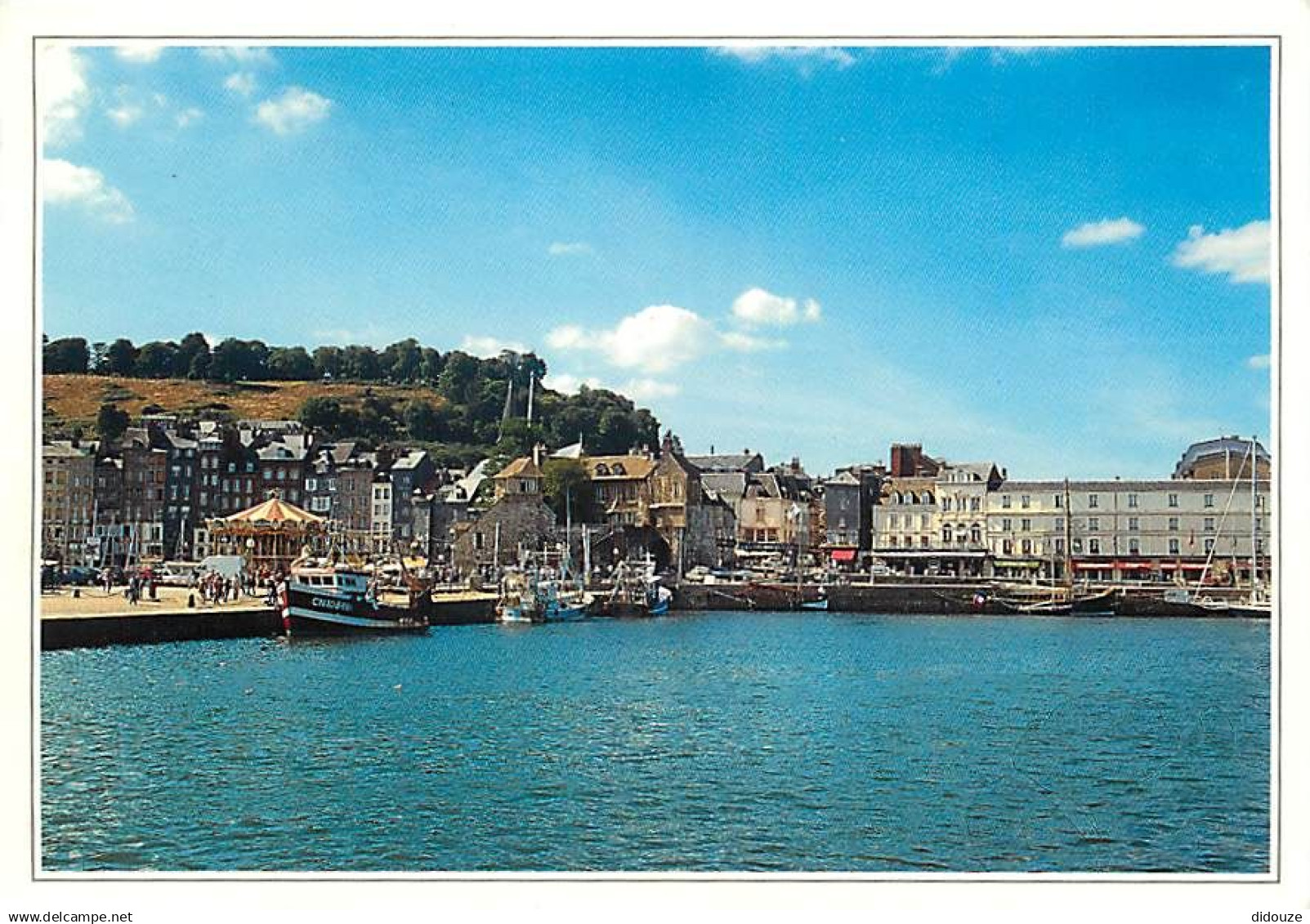 14 - Honfleur - La lieutenance et le port - Bateaux - Flamme Postale de Honfleur - CPM - Voir Scans Recto-Verso