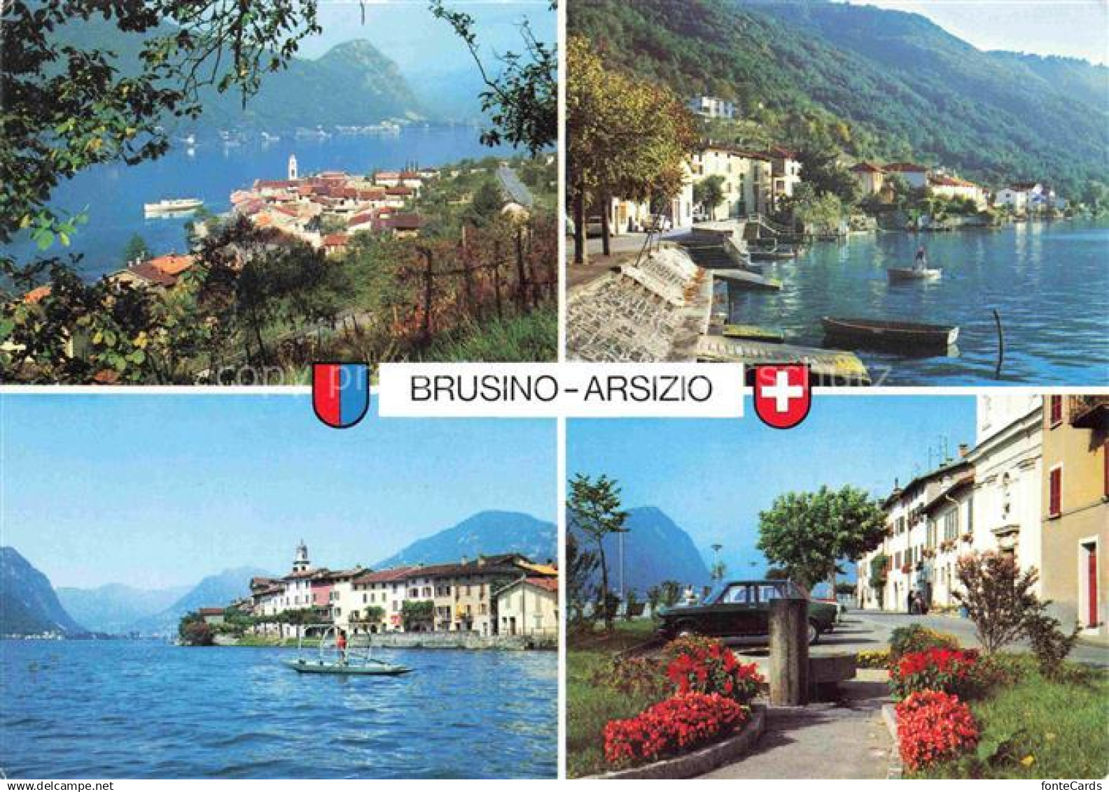 14002179 Brusino-Arsizio Brusinosizio TI Panorama Lago di Lugano