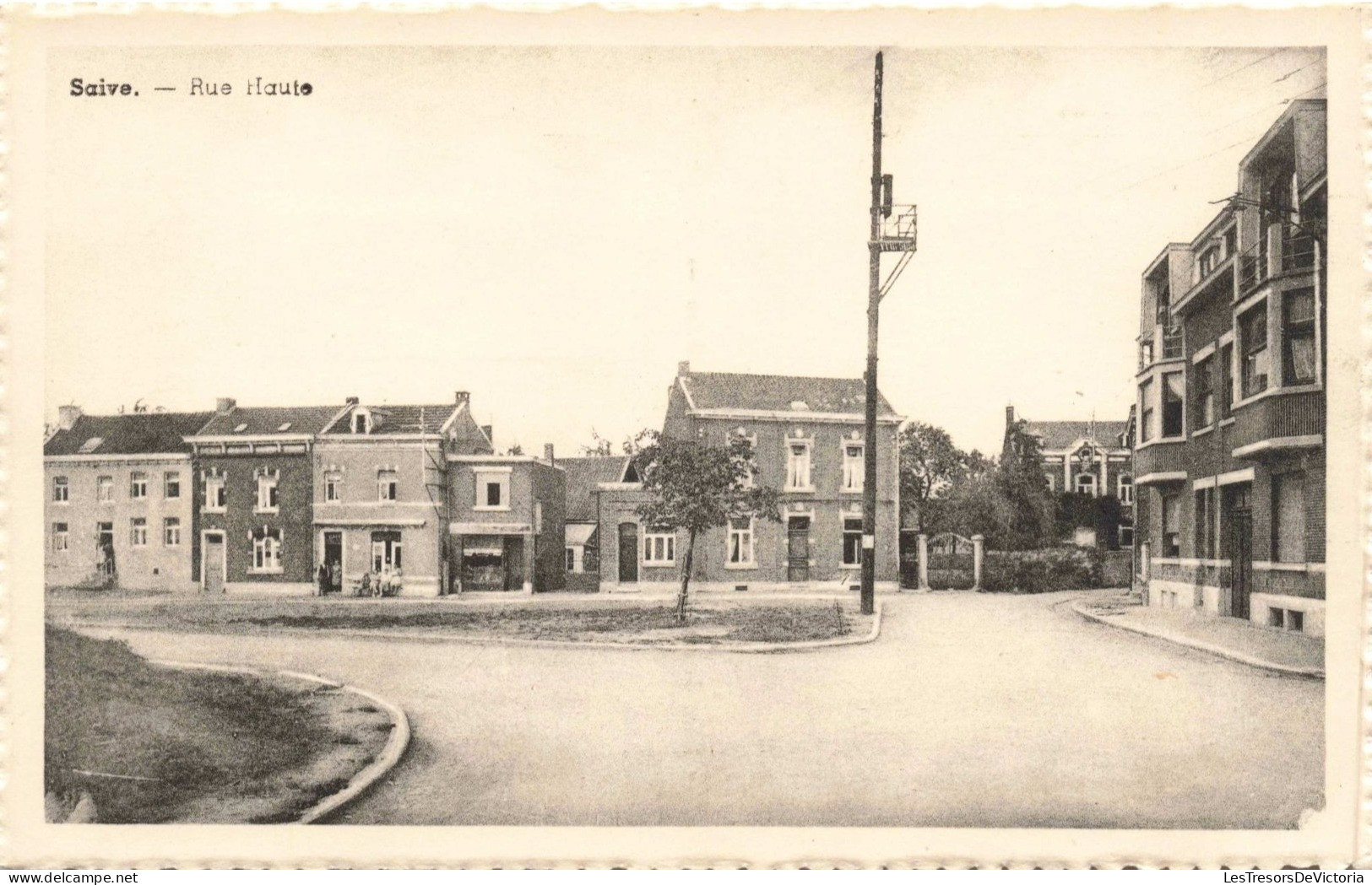 [-15%] BELGIQUE - Blégny - Saive - Rue haute - Rue - Edit. Maison Bonemme-Moise - Carte Postale Ancienne