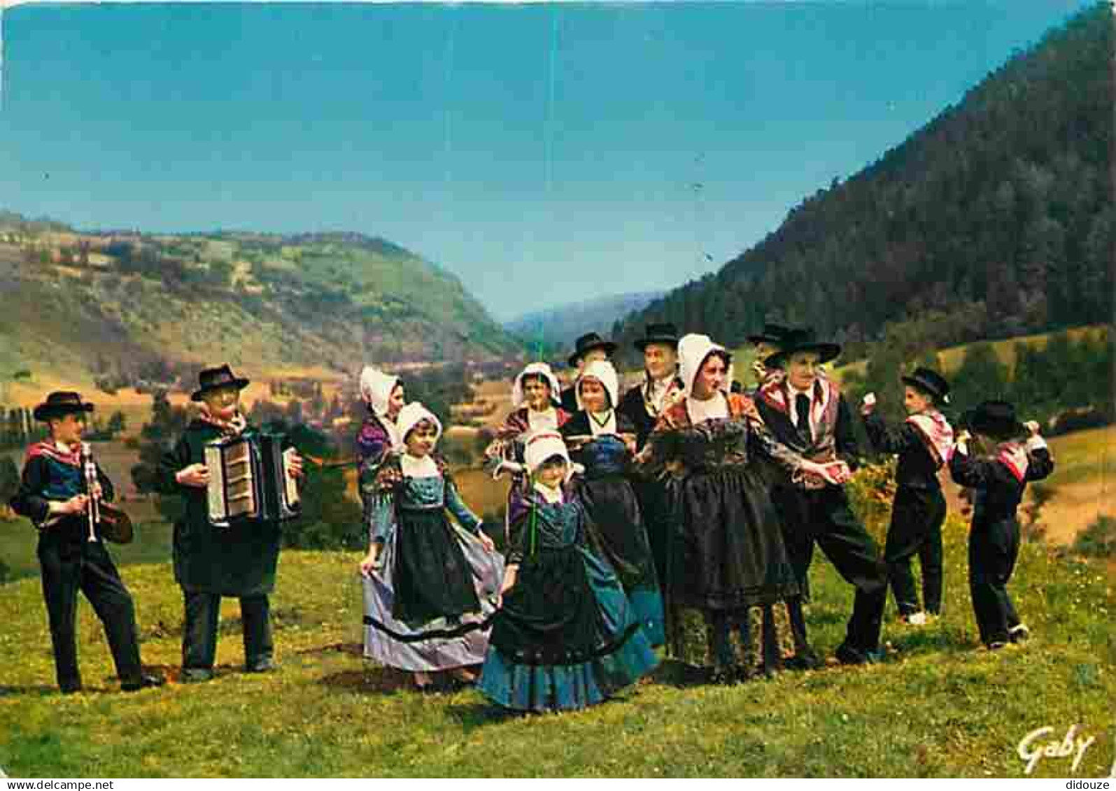 15 - Murat - Groupe folklorique La bourrée de Murat - Folklore - Flamme Postale - CPM - Voir Scans Recto-Verso