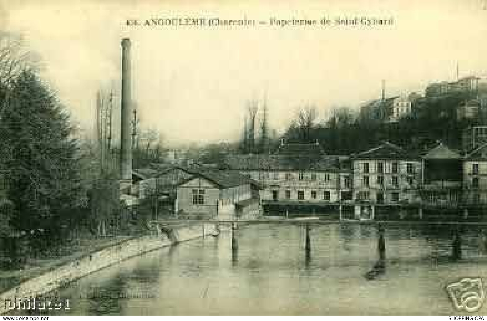 16 - ANGOULEME - PAPETERIES DE SAINT-CYBARD