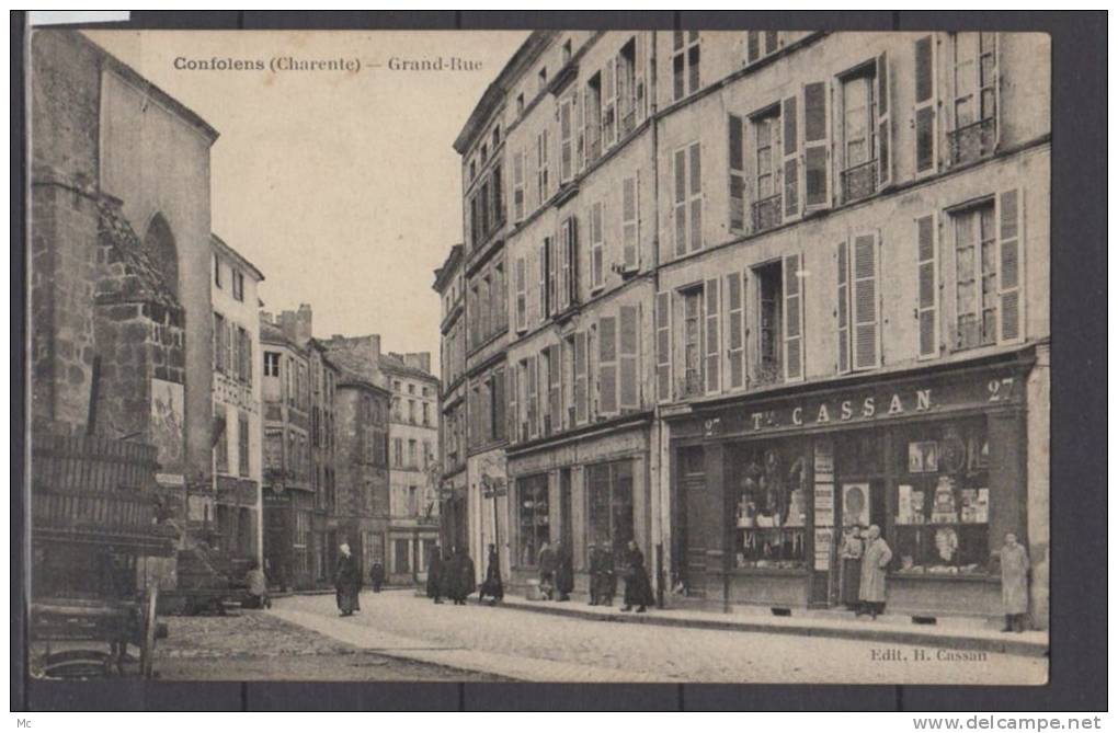 16 - Confolens -   grand rue