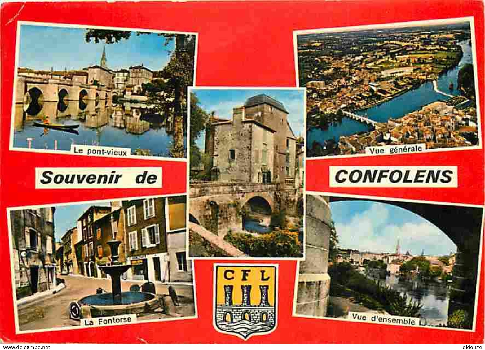 16 - Confolens - Multivues - Blasons - CPM - Voir Scans Recto-Verso