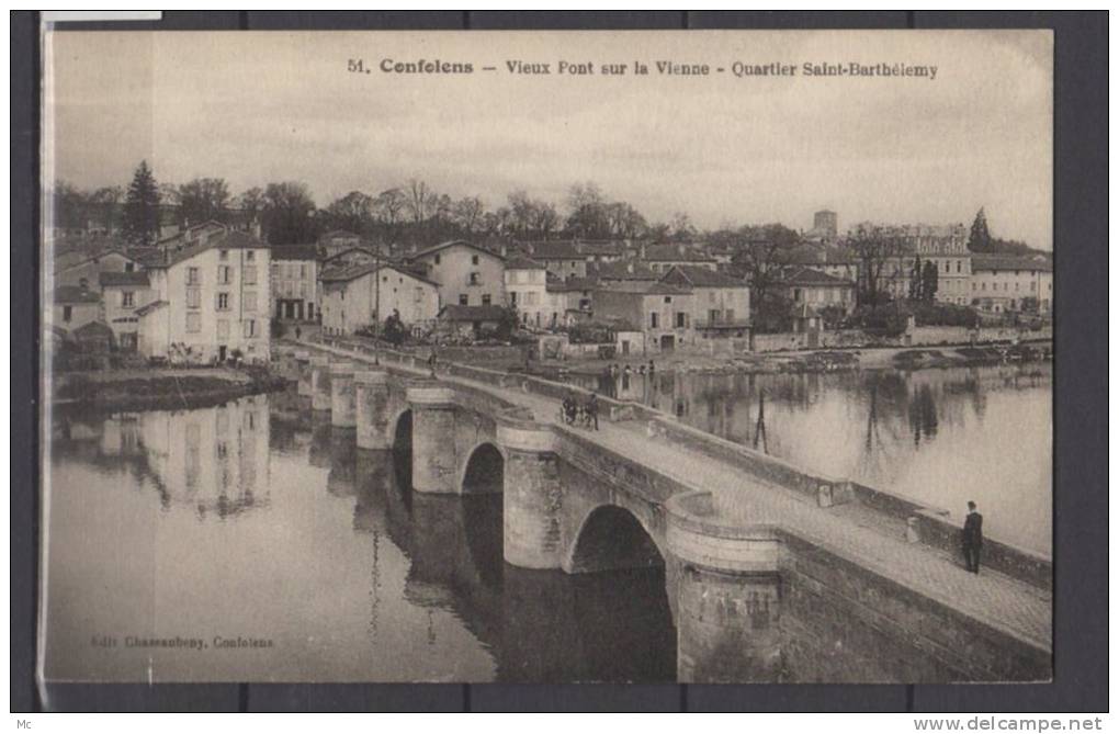 16 - Confolens -   Vieux pont sur la Vienne