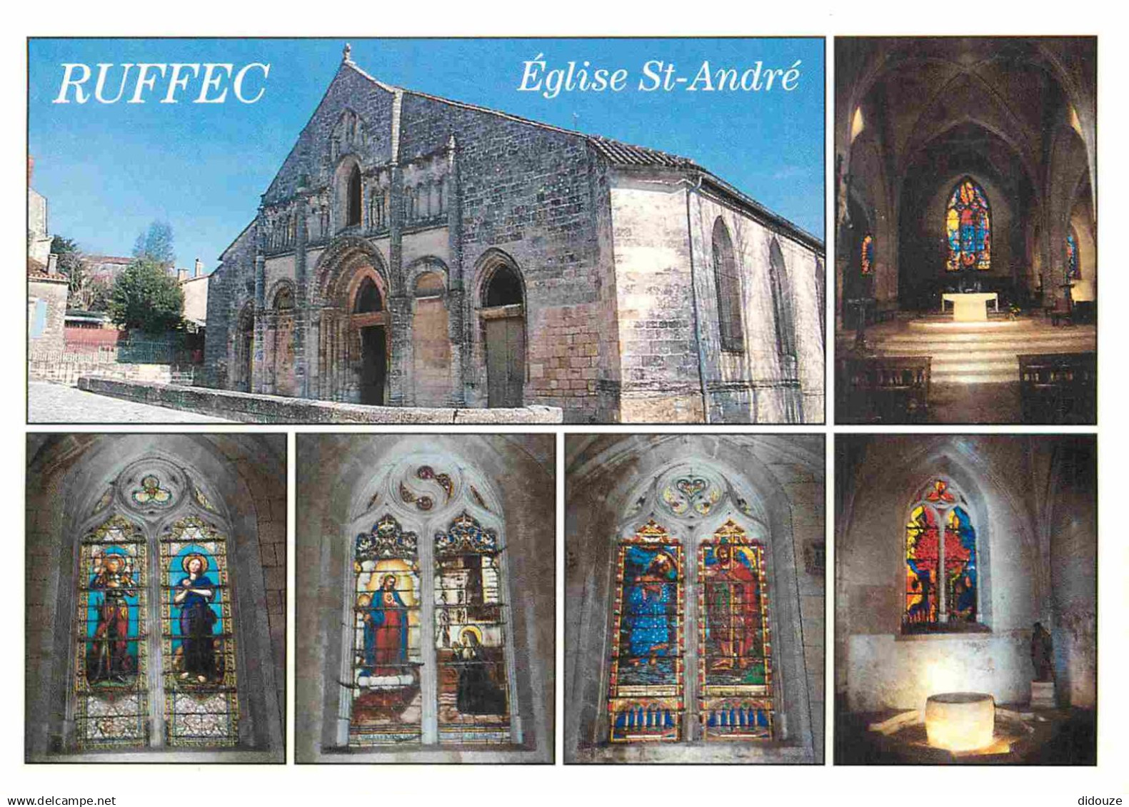 16 - Ruffec - Eglise Saint André - Multivues - CPM - Carte Neuve - Voir Scans Recto-Verso