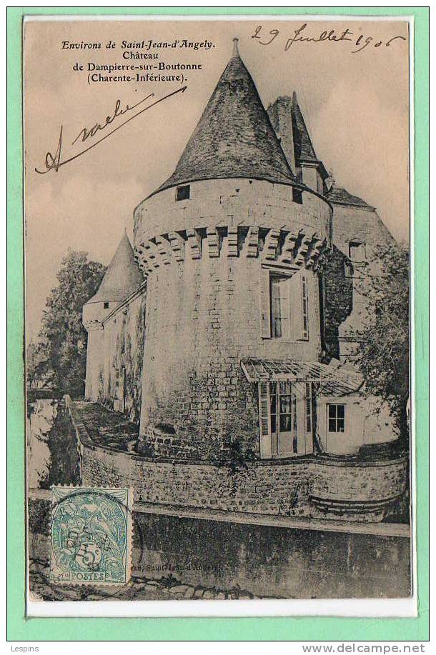 17 - DAMPIERRE sur BOUTONNE -- Château de ....