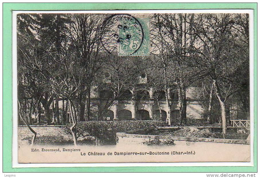 17 - DAMPIERRE sur BOUTONNE --  Le Château de