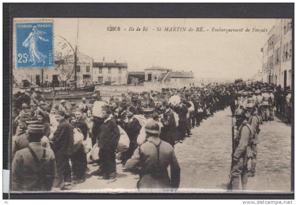 17   - Ile de Ré - Saint Martin - Débarquement de Forçats