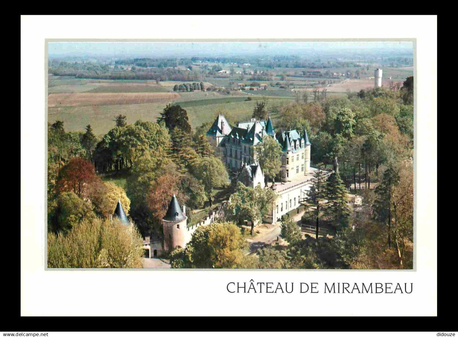 17 - Mirambeau - Le château de la Tremoille - Vue aérienne - CPM - Carte Neuve - Voir Scans Recto-Verso