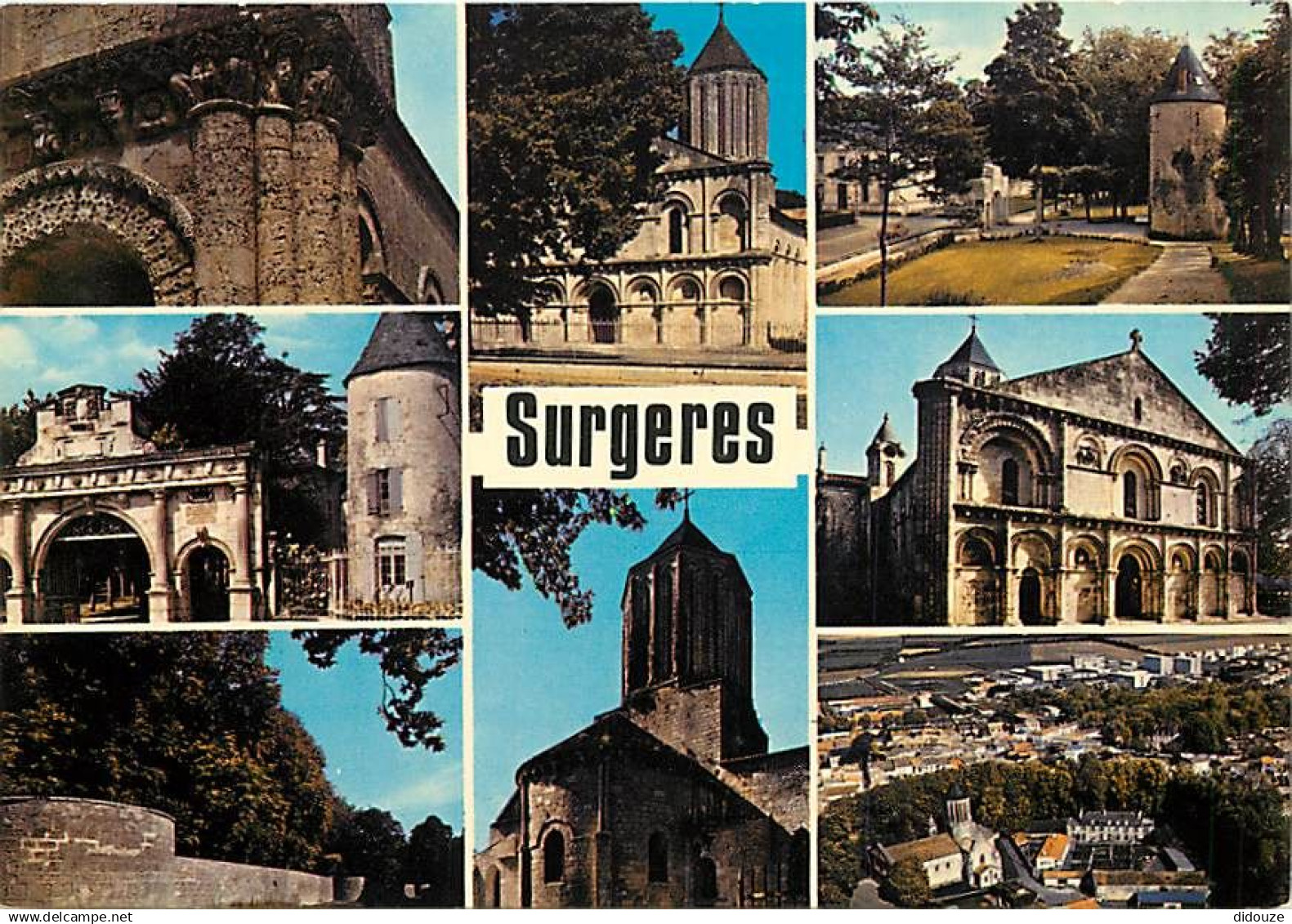 17 - Surgères - Multivues - Flamme Postale de Surgères - CPM - Voir Scans Recto-Verso