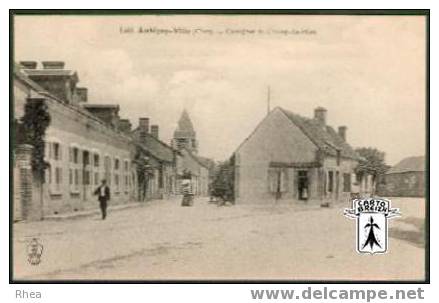 18 Aubigny-sur-Néré - 1468. Aubigny-Ville (Cher) - Carrefour du Champ-de-Mars - cpa