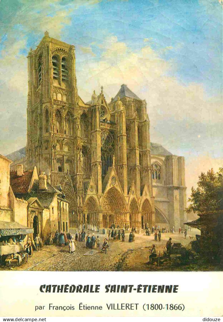 18 - Bourges - Cathédrale Saint Etienne - Art Peinture de François Etienne Villeret - CPM - Voir Scans Recto-Verso