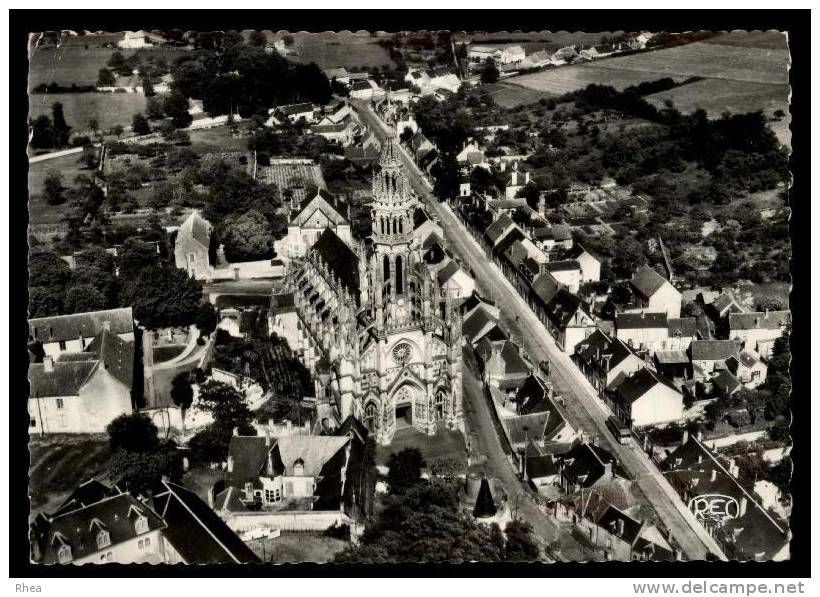 18 Châteauneuf-sur-Cher vue aerienne D18D K18058K C18058C RH080104