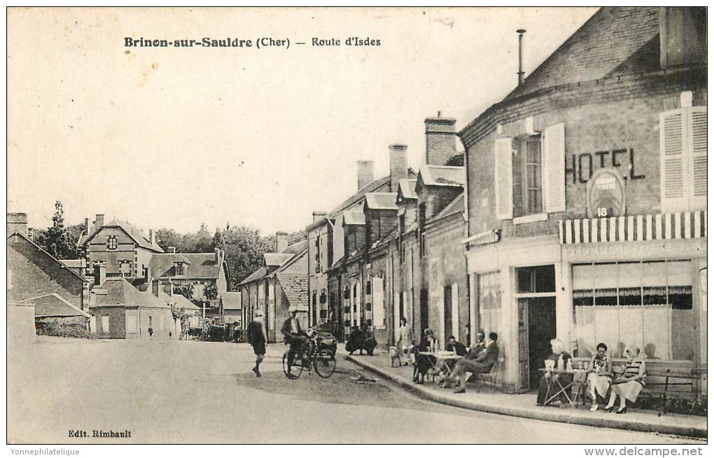 18 - CHER - Brinon sur Sauldre - route d'Isdes