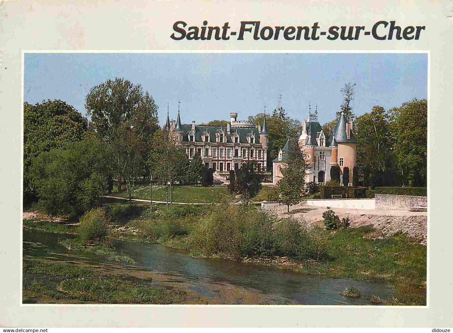 18 - Saint Florent sur Cher - Le Chateau - CPM - Voir Scans Recto-Verso