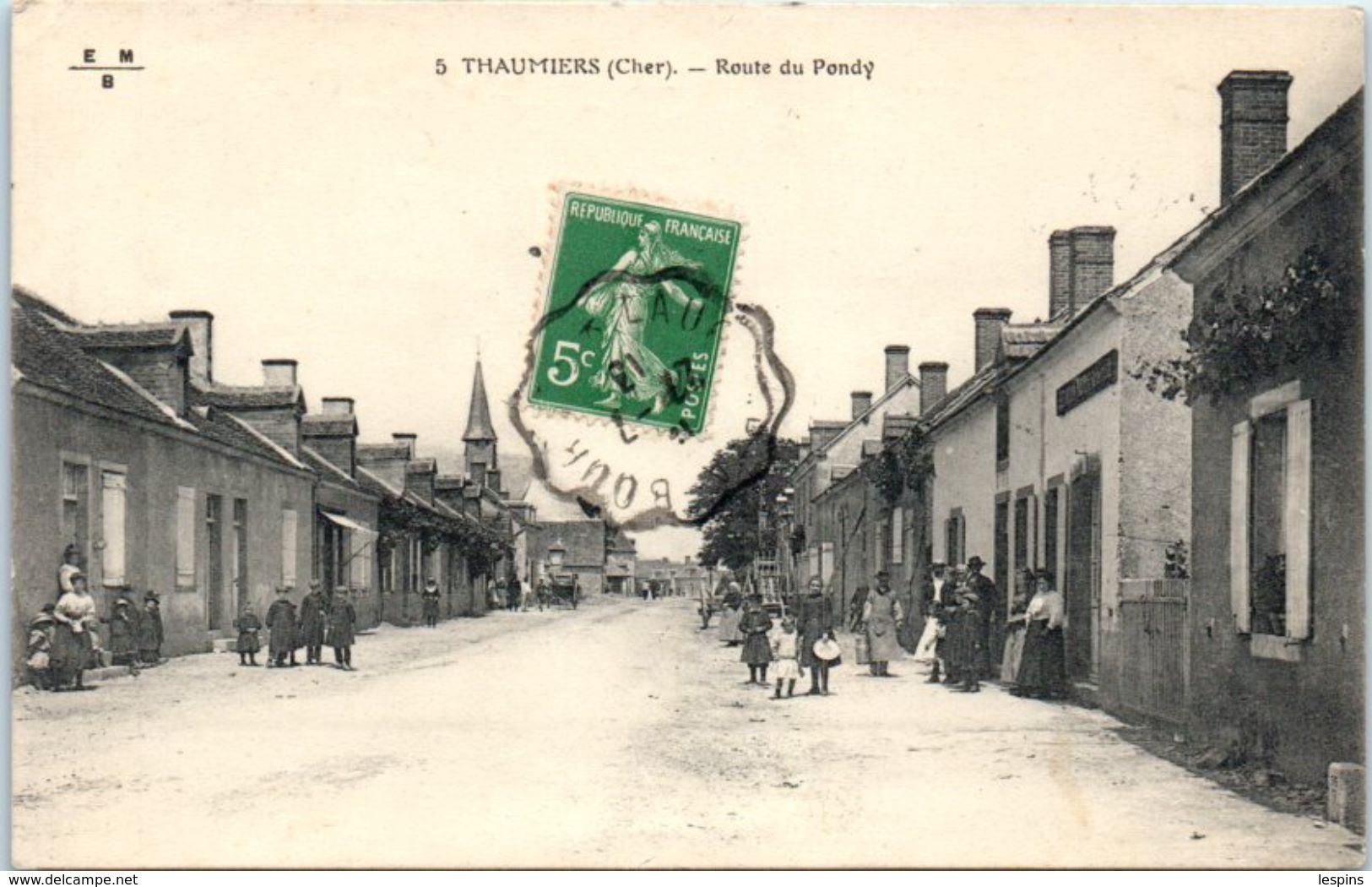 18 - THAUMIERS -- Route du Pondy