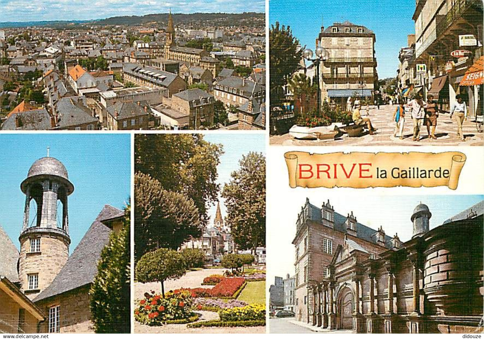 19 - Brive la Gaillarde - Multivues - Flamme Postale de Brive - CPM - Voir Scans Recto-Verso