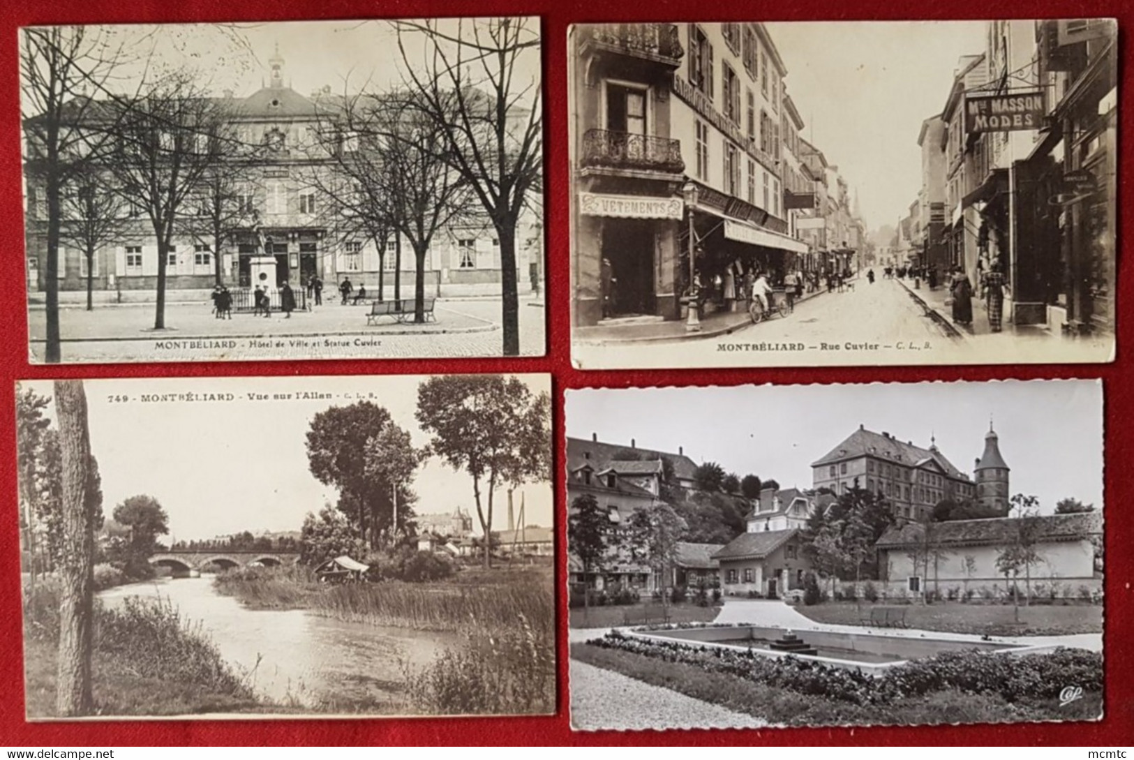 19 cartes - Montbéliard    -  Doubs - (25)