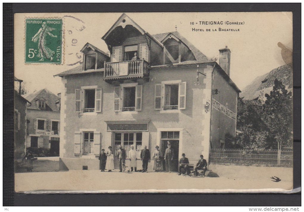 19 - Treignac -  hotel de la Bagatelle